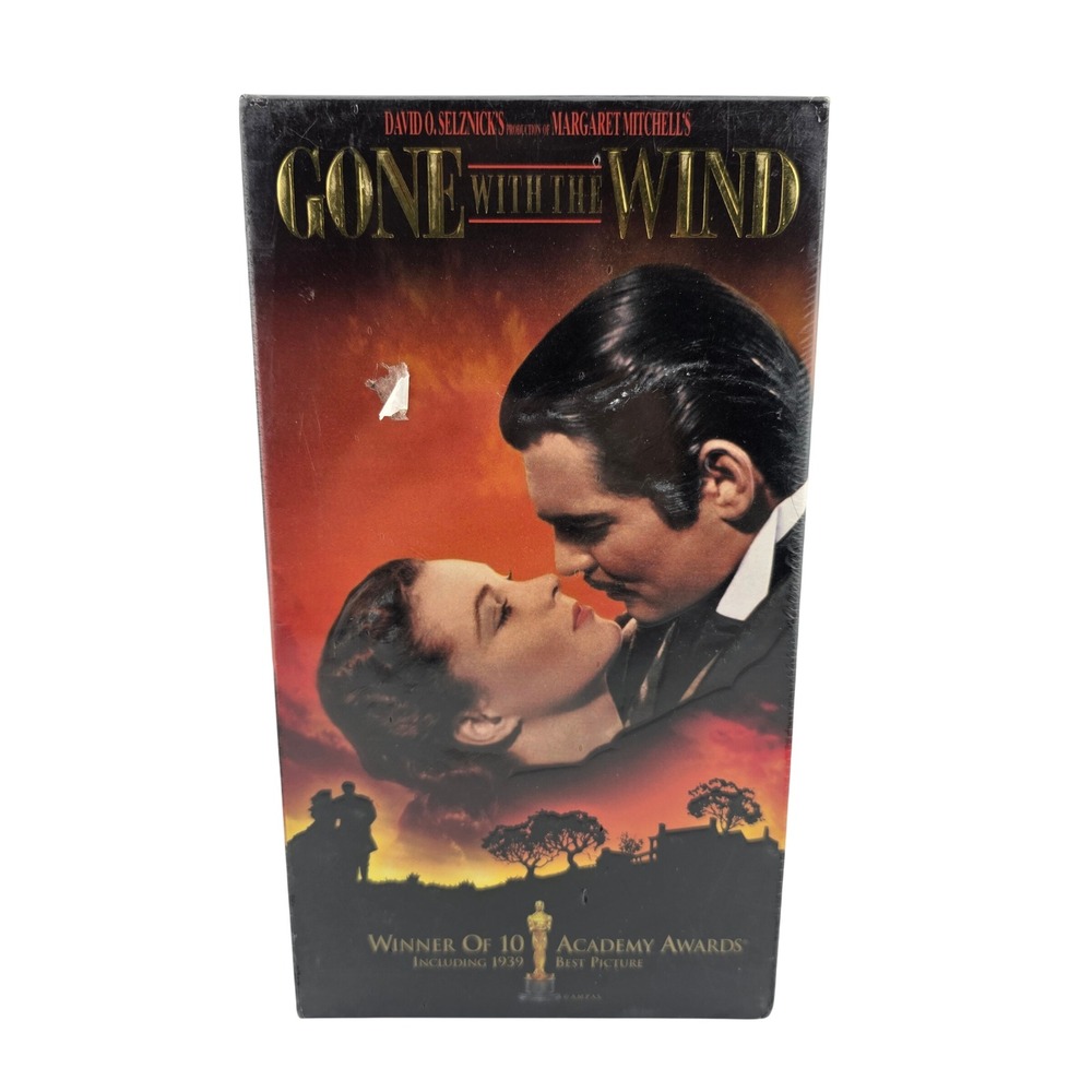 MGM Gone With The Wind VHS Movie 1939 Remastered Color NTSC NEW Sealed Nostalgia